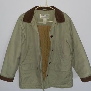 Petite L.L.Bean Green Adirondack Barn coat